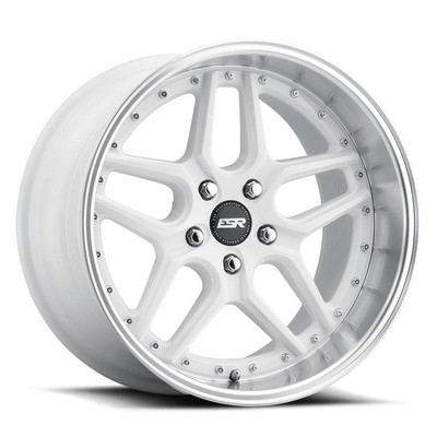 ESR CS15 GLOSS WHITE MACHINE LIP 18x8.5 5X114.3 ET35 CB72.56