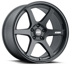 ESR AP6 Matte Black Gloss Black 18x9.5 5x114.3 et22 cb72.6